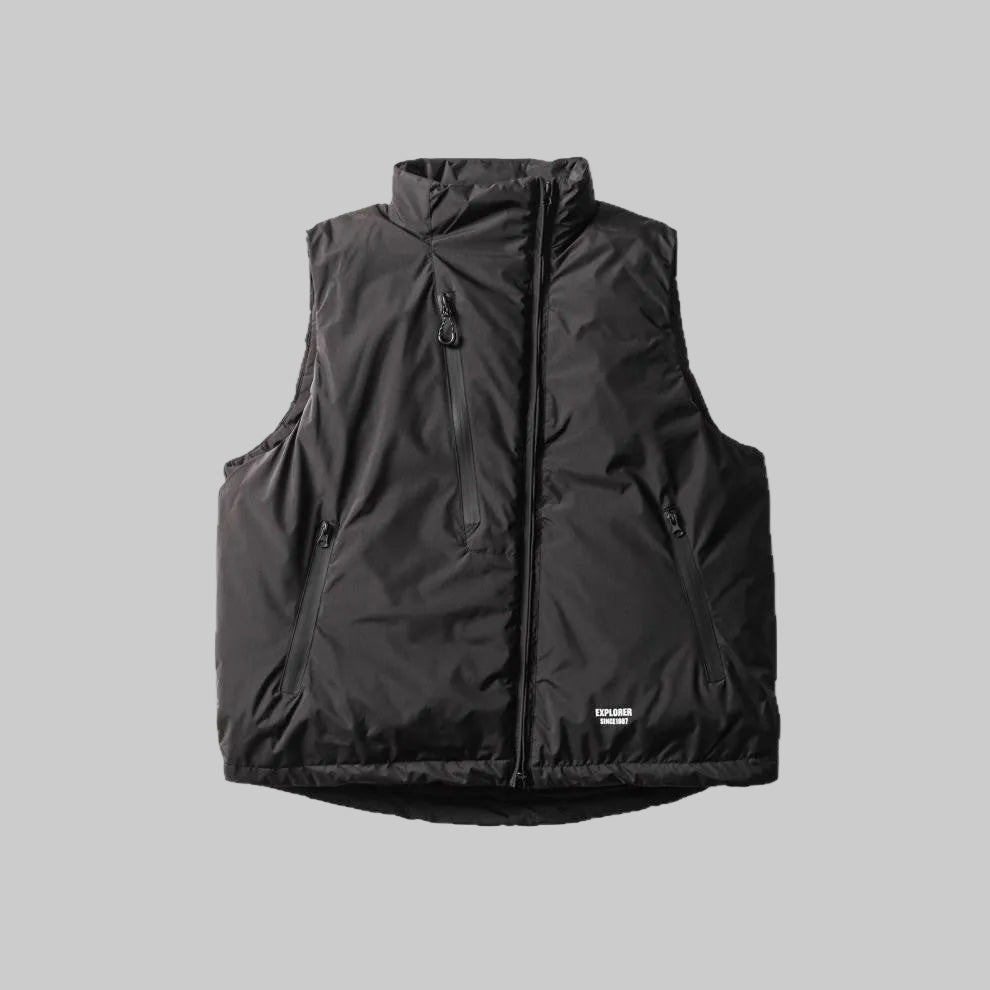 Men's Gilet with Asymmetric Zip