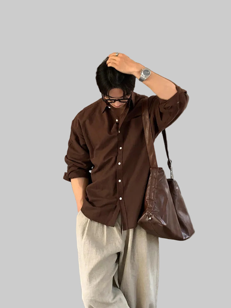 Men’s Long Sleeve Button-Down Shirt