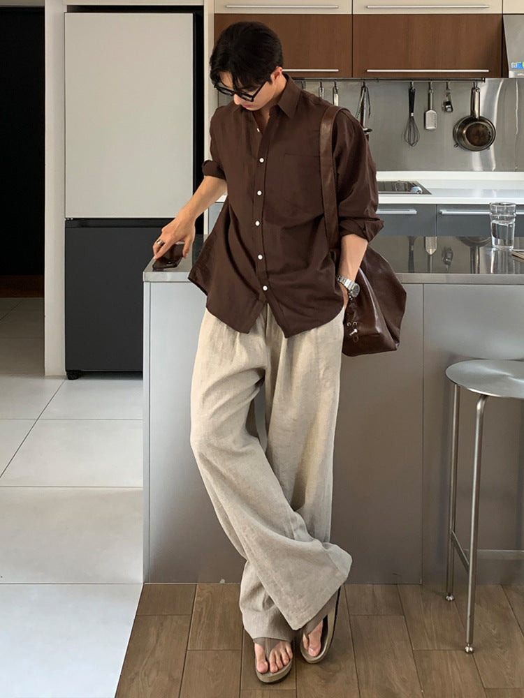 Men’s Pleated Pants