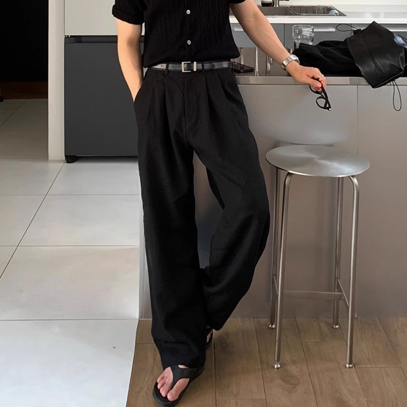 Men’s Pleated Pants