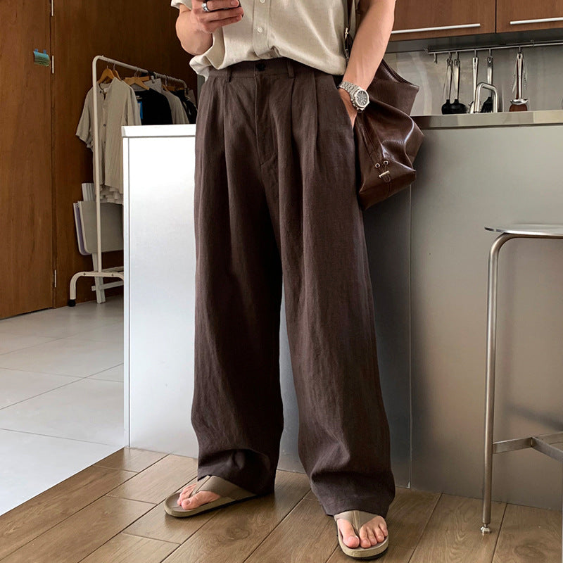 Men’s Pleated Pants