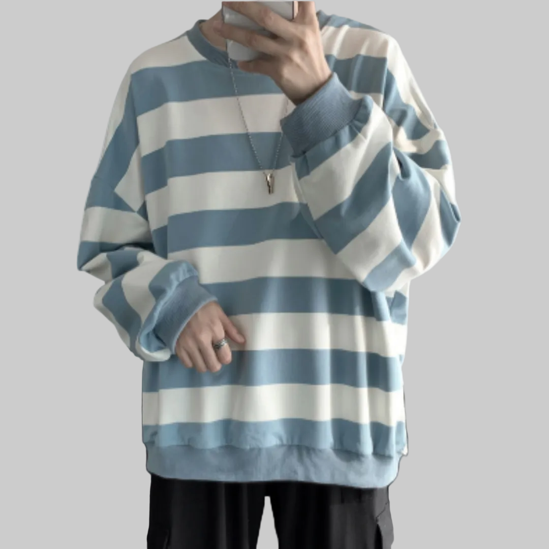 Men’s Striped Long Sleeve Shirt
