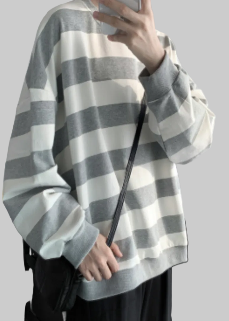 Men’s Striped Long Sleeve Shirt