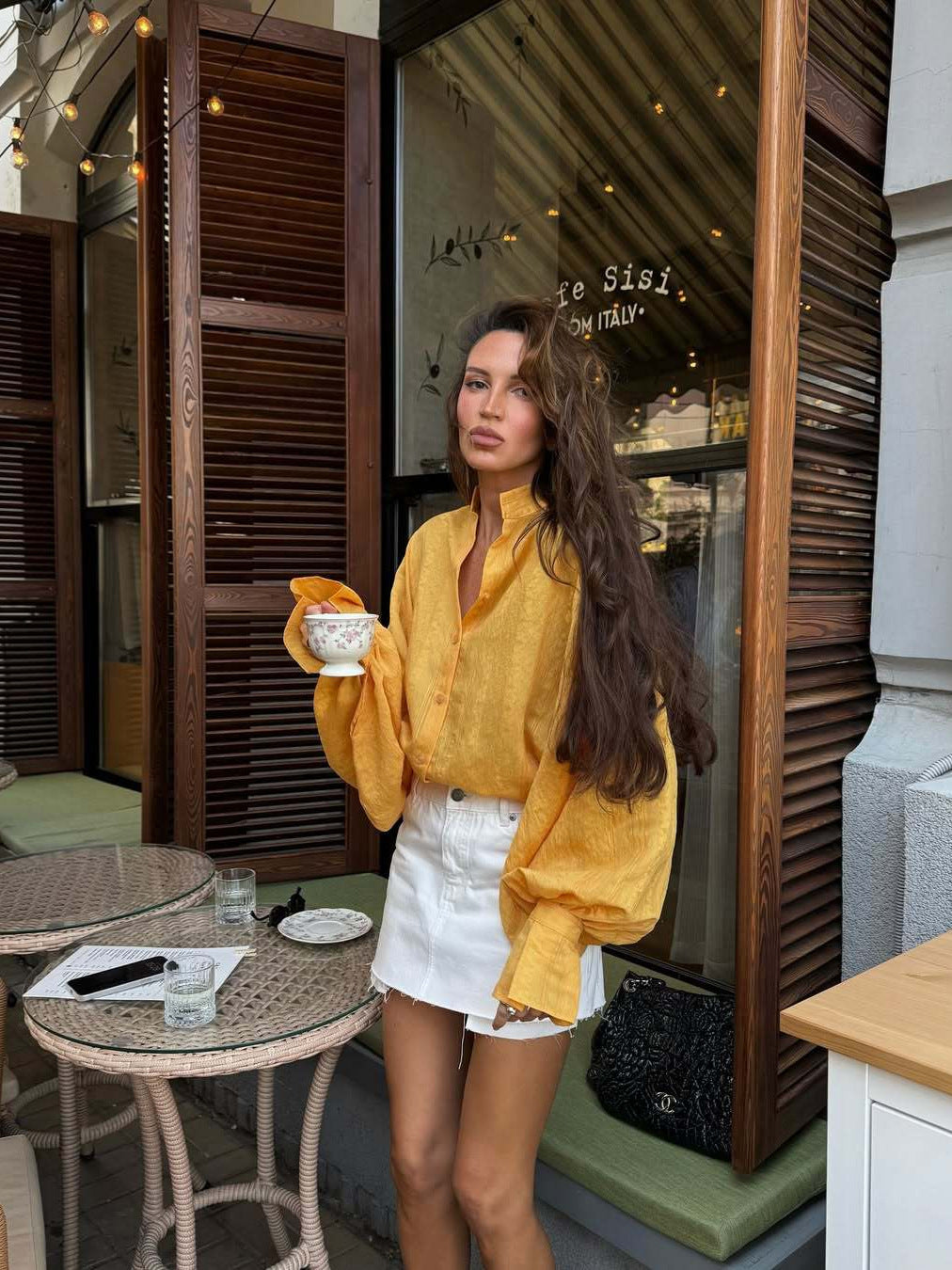 Women's Balloon Sleeve Blouse