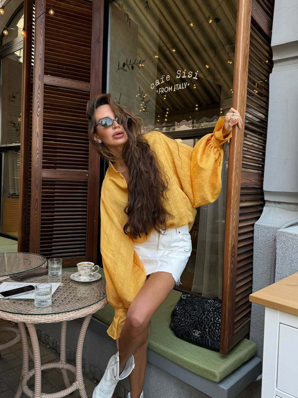Women's Balloon Sleeve Blouse