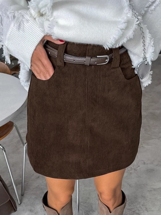 Women’s Corduroy Mini Skirt