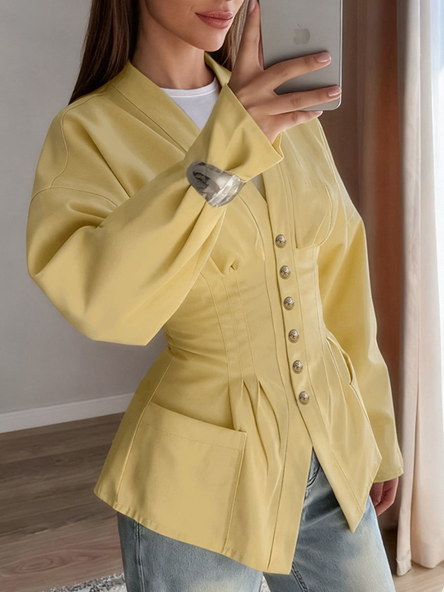 Women's Corset-Waist Blouse