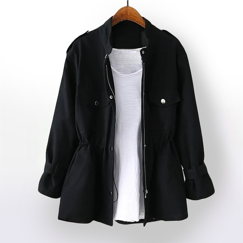Women’s Long Sleeve Jacket with Flap Pockets