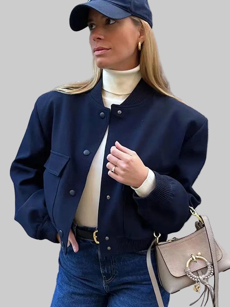 Women’s Short Button-Front Jacket