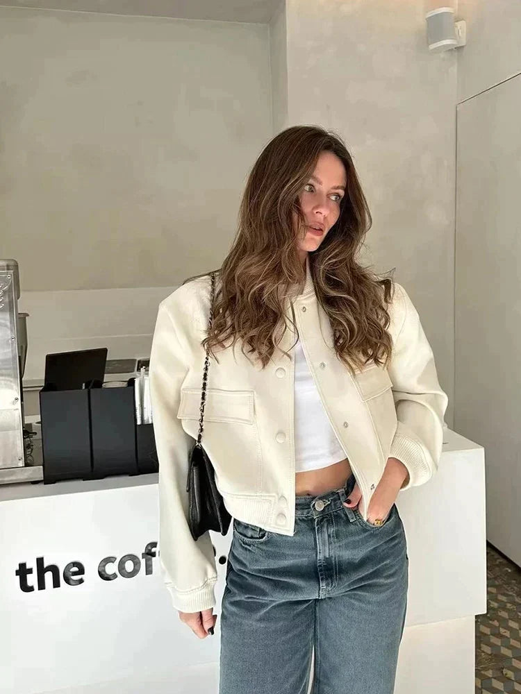 Women’s Short Button-Front Jacket