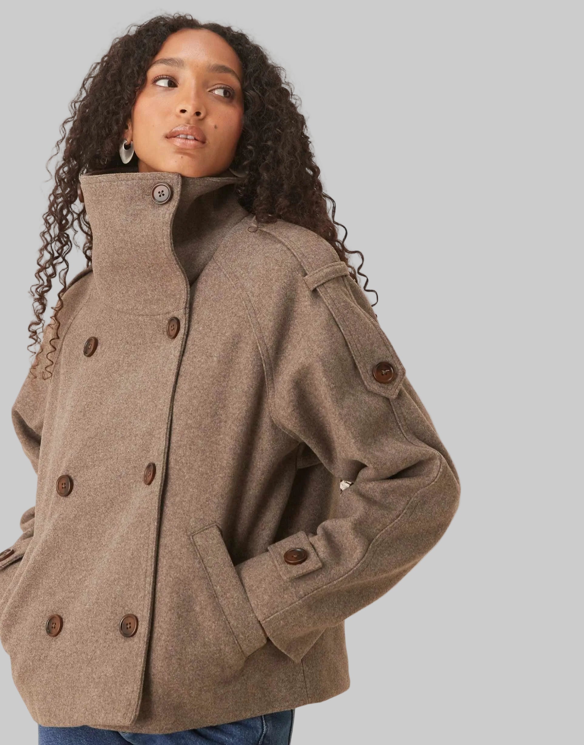 Women’s Double-Breasted Coat