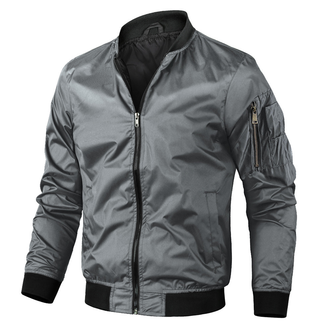 Men’s Zip-Up Bomber Jacket
