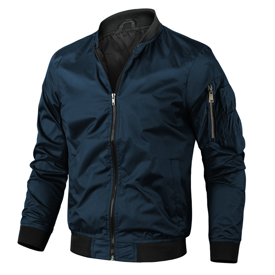 Men’s Zip-Up Bomber Jacket
