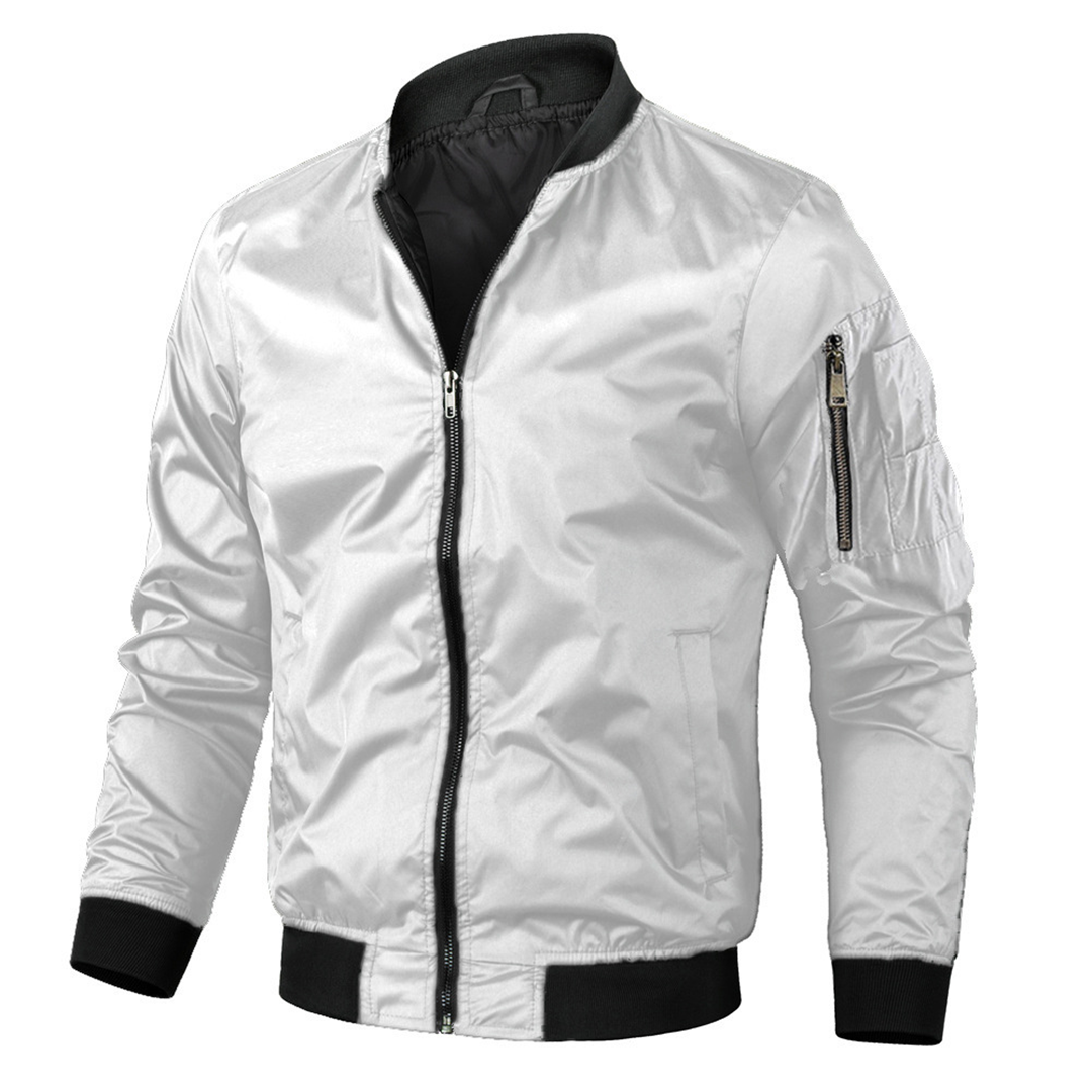 Men’s Zip-Up Bomber Jacket