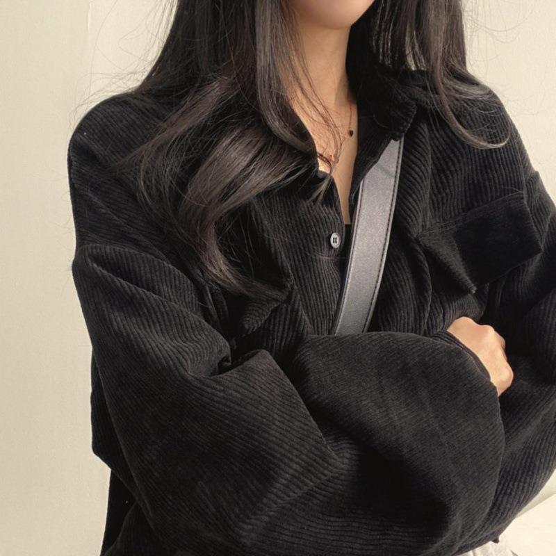 Women’s Corduroy Button-Up Jacket