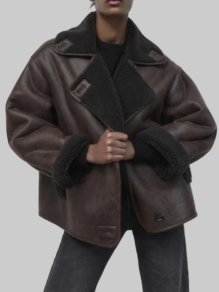 Women’s Faux-Shearling Jacket