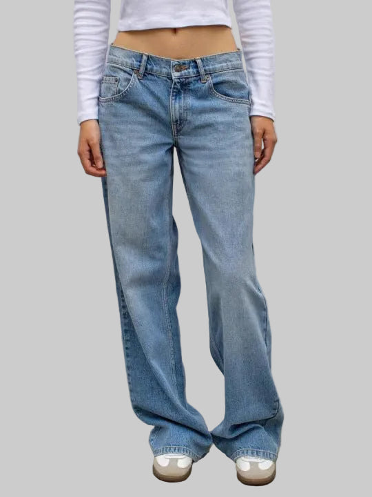 Women’s Jeans with Star Pocket Patches