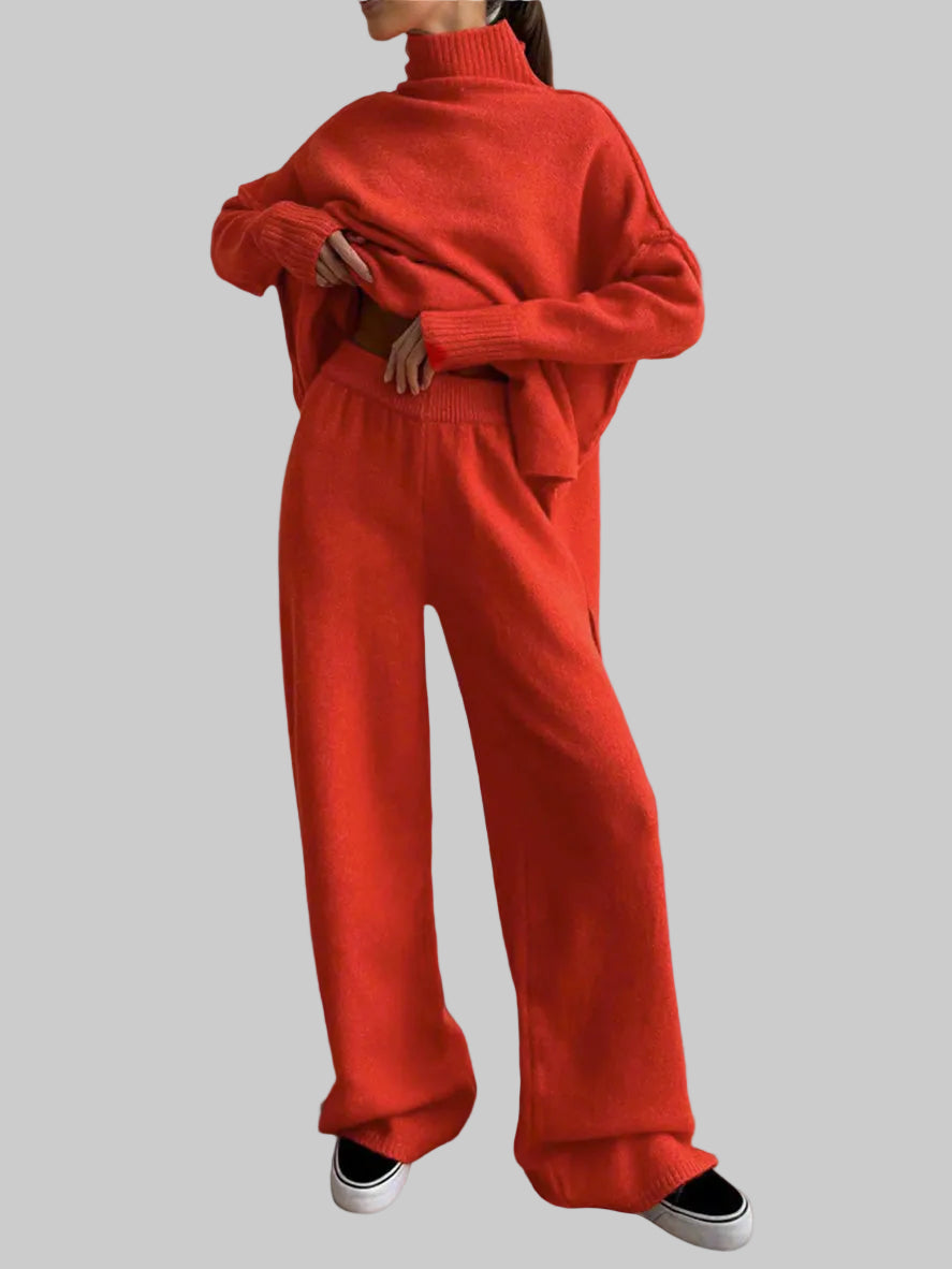 Women’s Knit Top and Pants Set