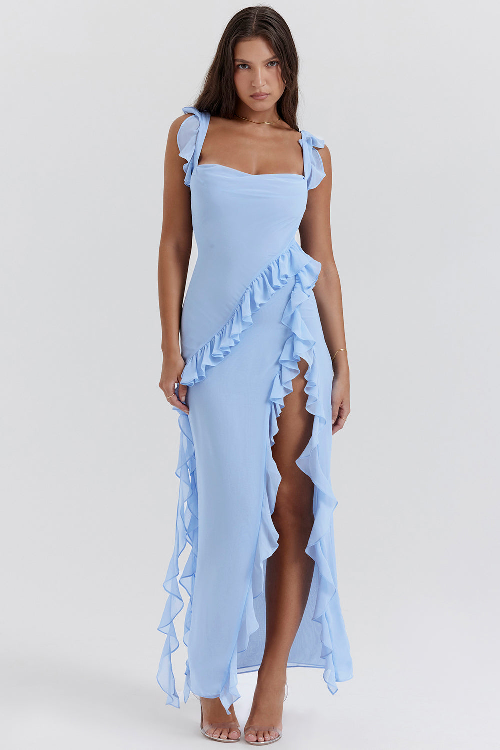 Women’s Ruffled Maxi Dress