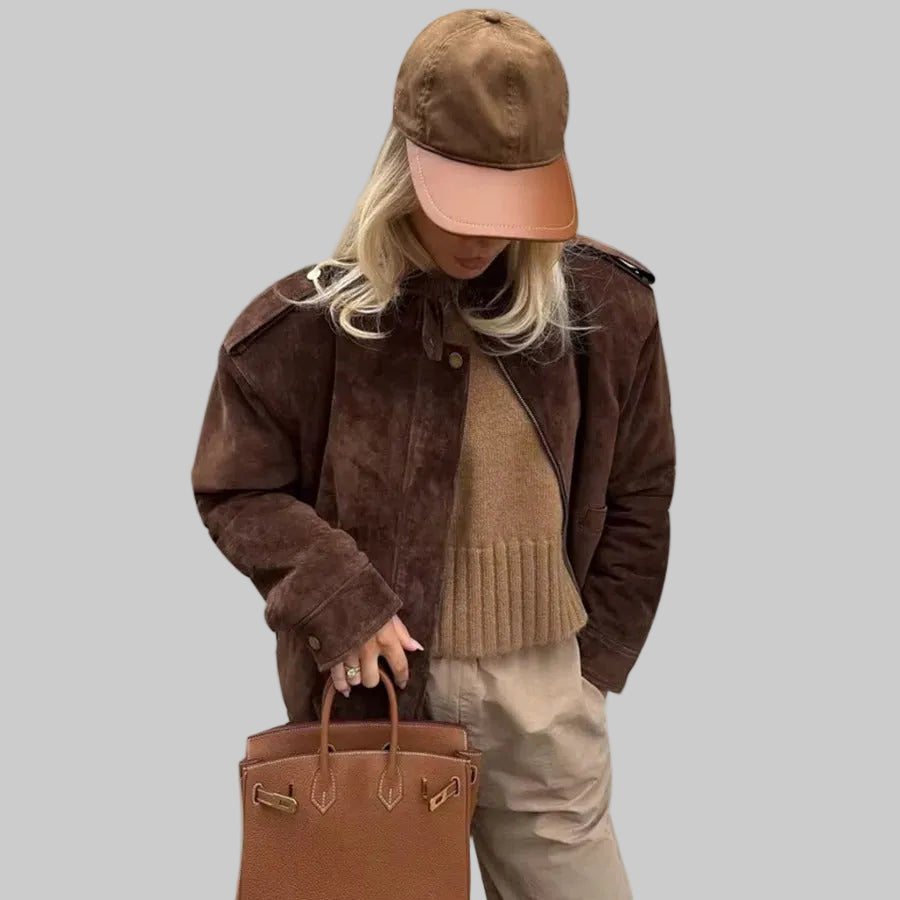 Women’s Zip-Front Collared Jacket