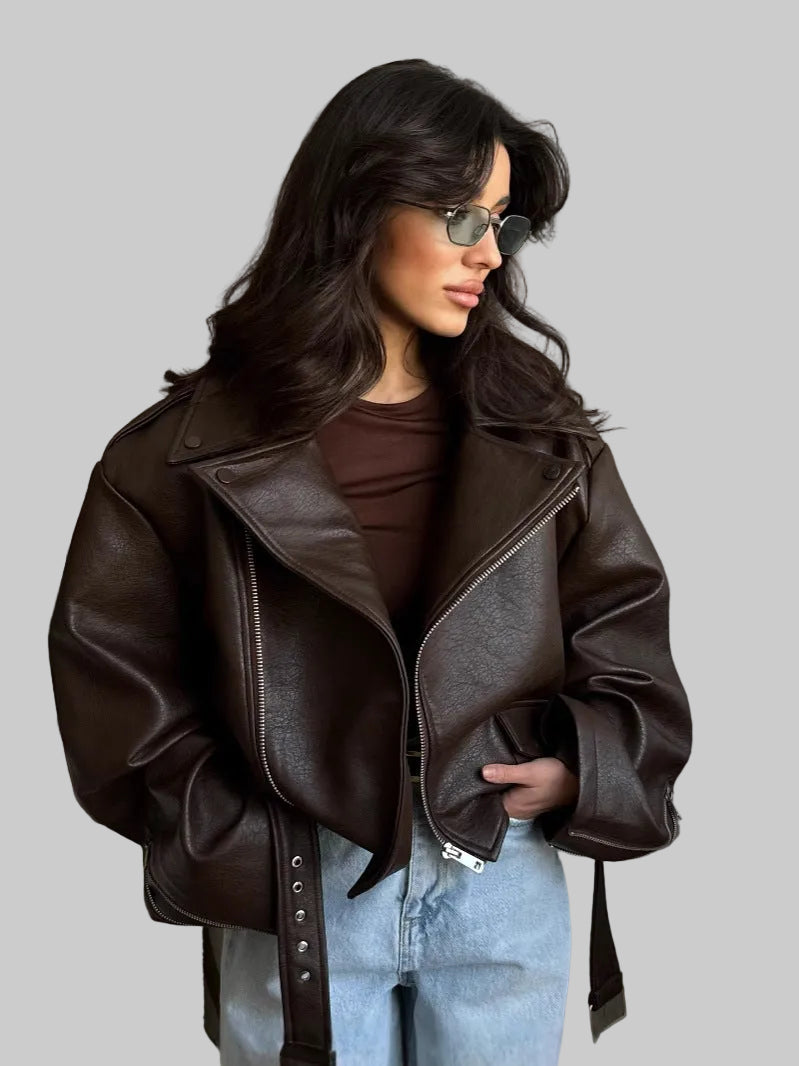Women’s Faux Leather Jacket