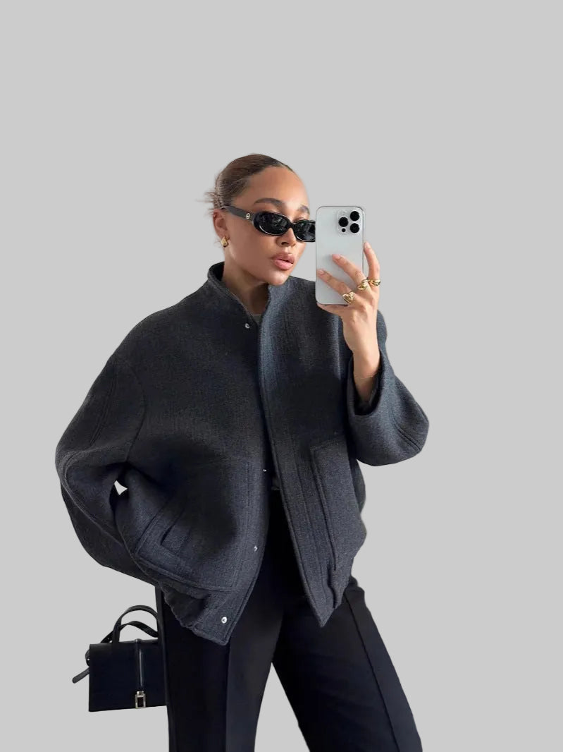 Women’s Wool Button Front Coat