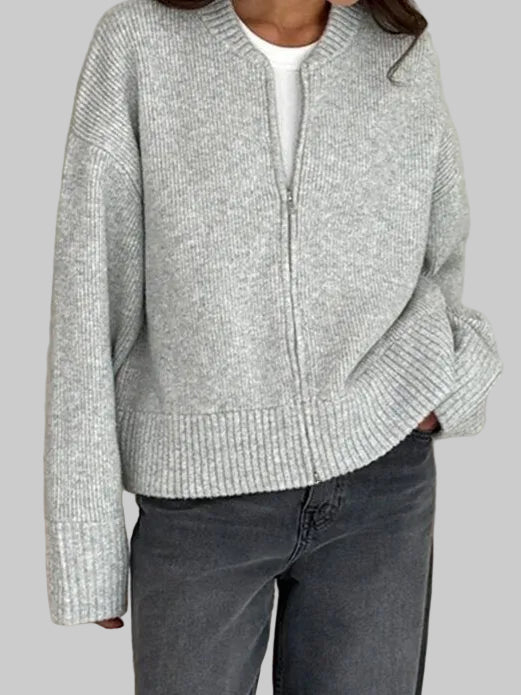 Women's Zip-Up Cardigan