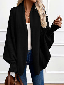 Women's Shawl Collar Cardigan – Draped Longline