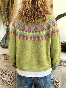 Women's Fair Isle Cardigan – Nordic Knit