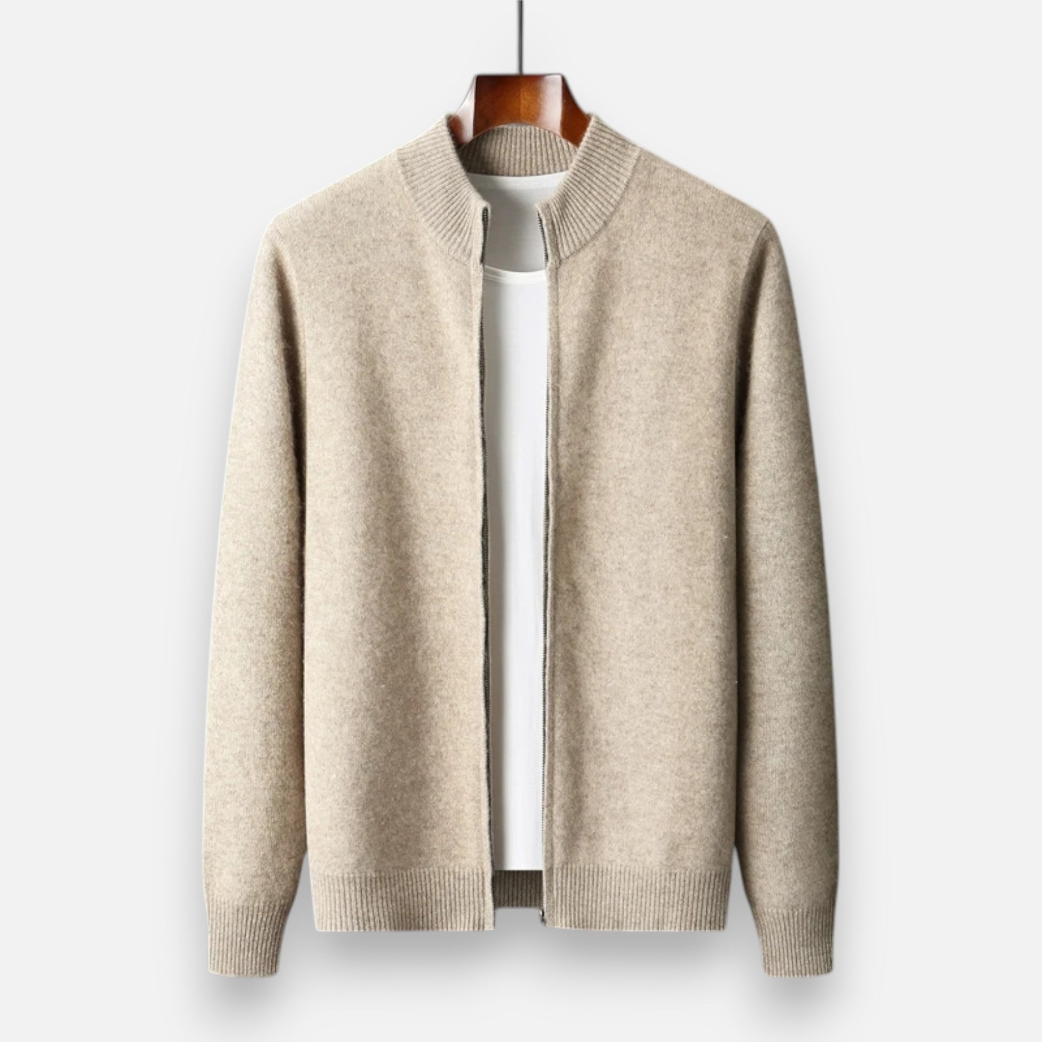 Men’s Merino Wool Zip Sweater