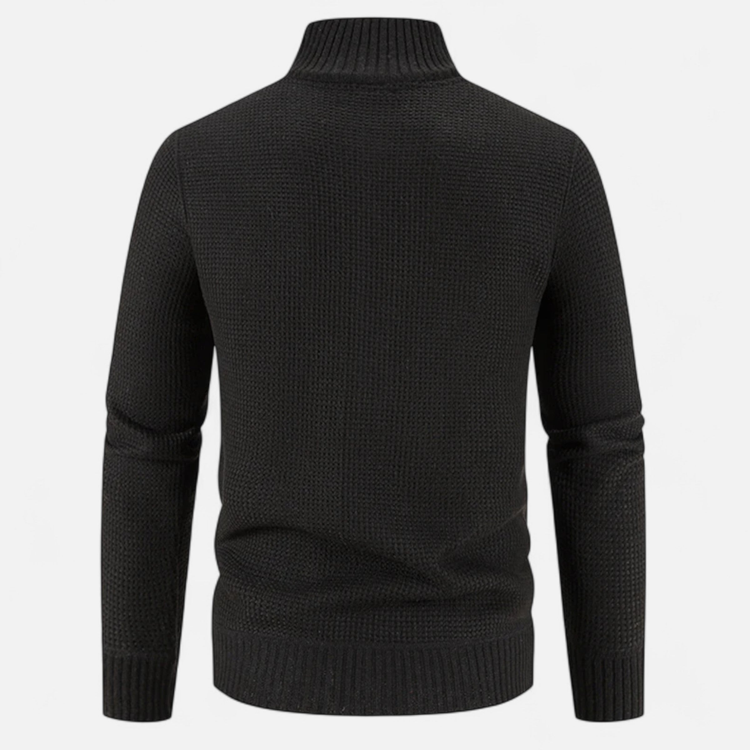 Men’s Fleece Stand-Collar Patchwork Jacket
