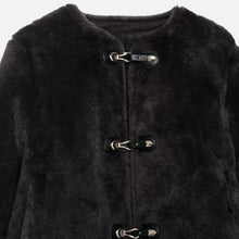 Women's Faux Fur Toggle Button Jacket