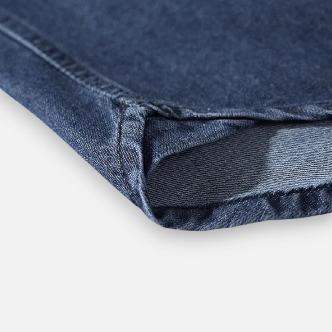 Men’s Loose-Fit Denim Shirt for Autumn/Winter