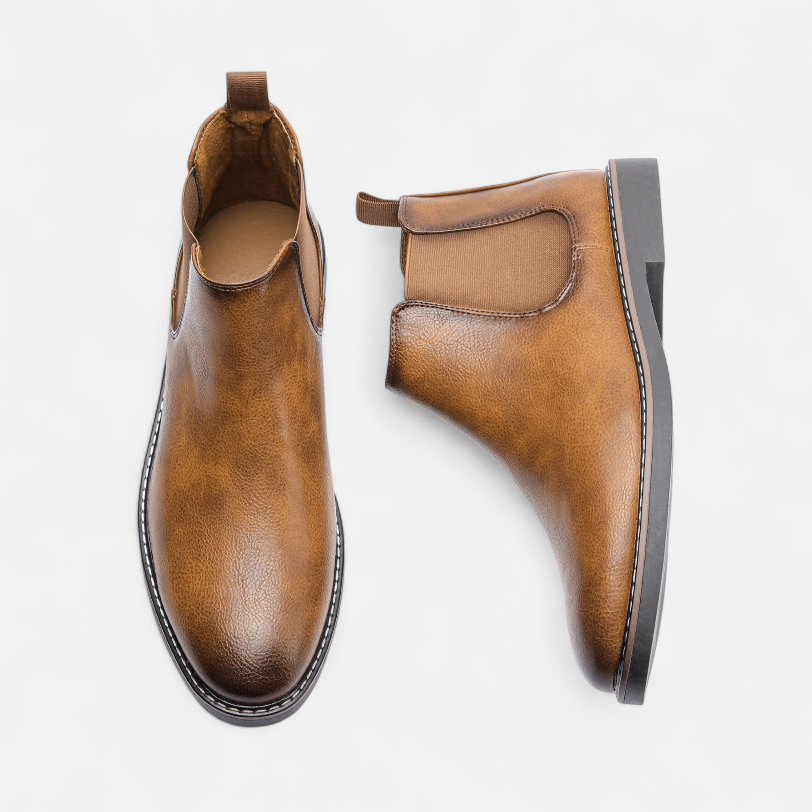 Men’s Retro Leather Chelsea Boots