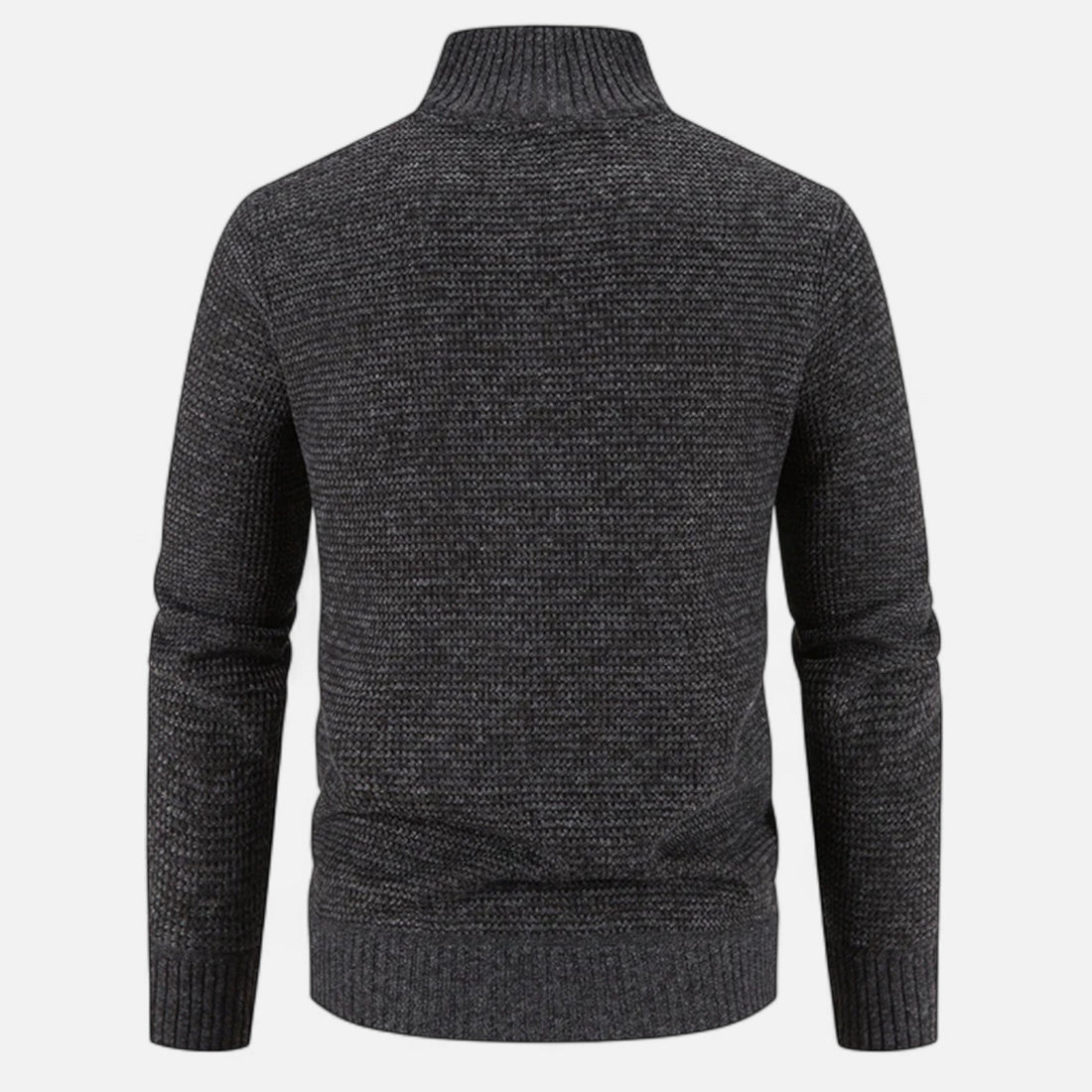 Men’s Fleece Stand-Collar Patchwork Jacket