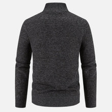Men’s Fleece Stand-Collar Patchwork Jacket
