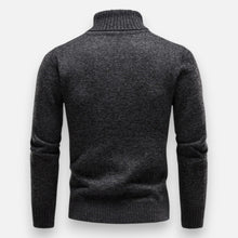 Men’s Knitted Turtleneck Sweater – Thick Winter Warmth