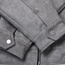 Men’s Loose-Fit Suede Jacket
