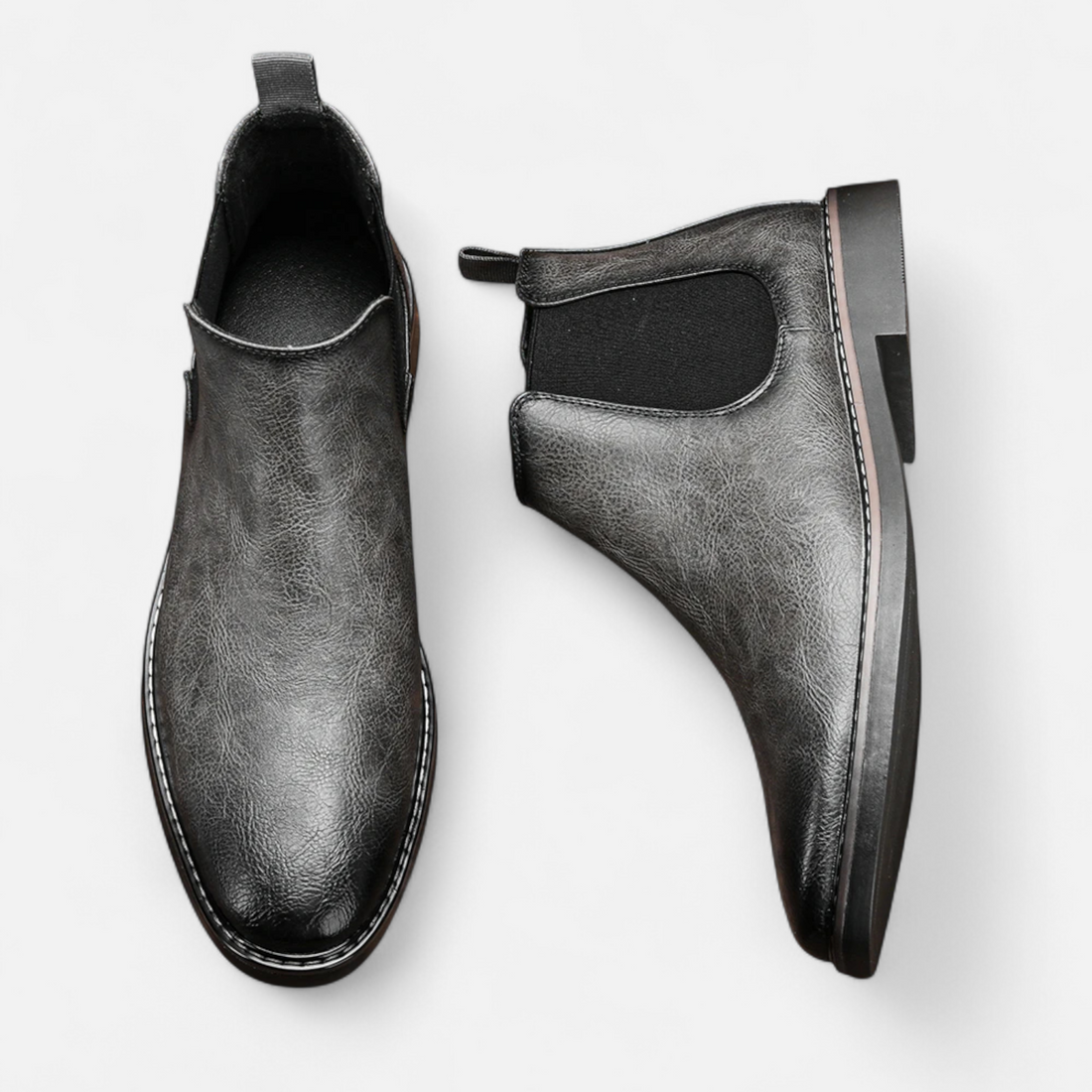 Men’s Retro Leather Chelsea Boots