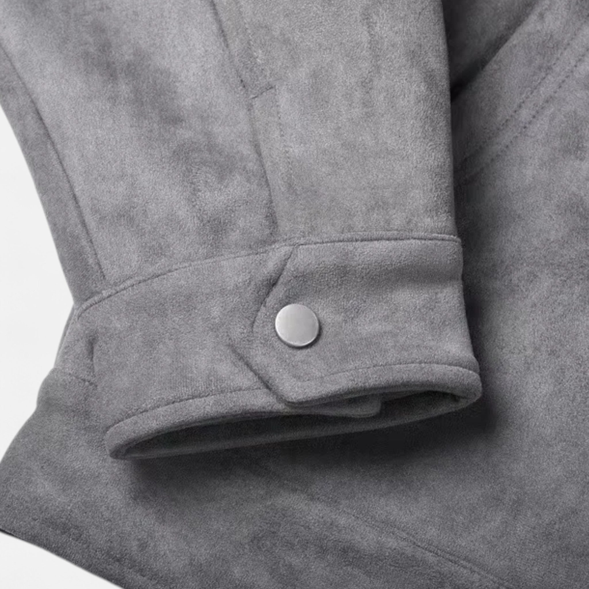 Men’s Loose-Fit Suede Jacket