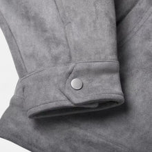 Men’s Loose-Fit Suede Jacket