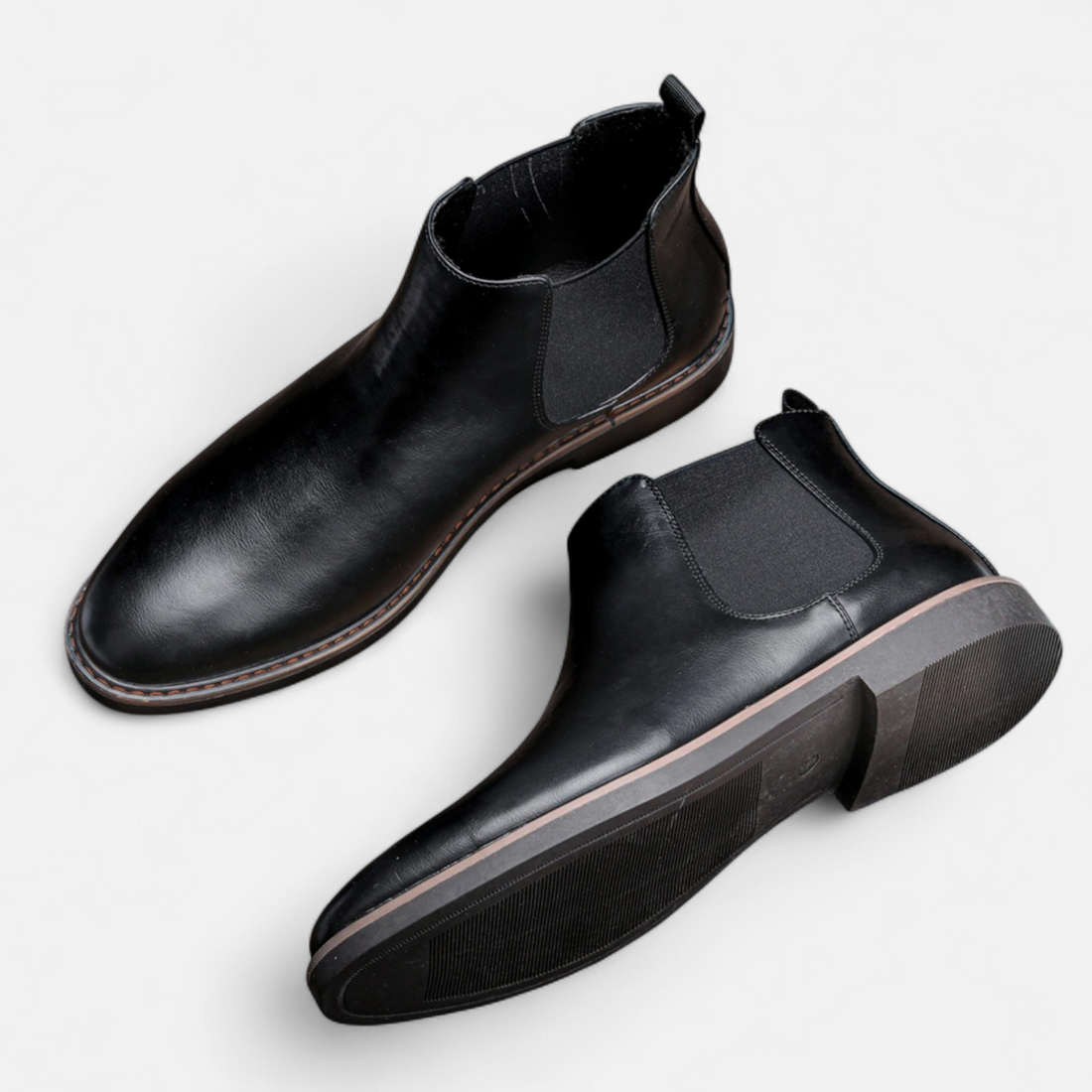 Men’s Retro Leather Chelsea Boots