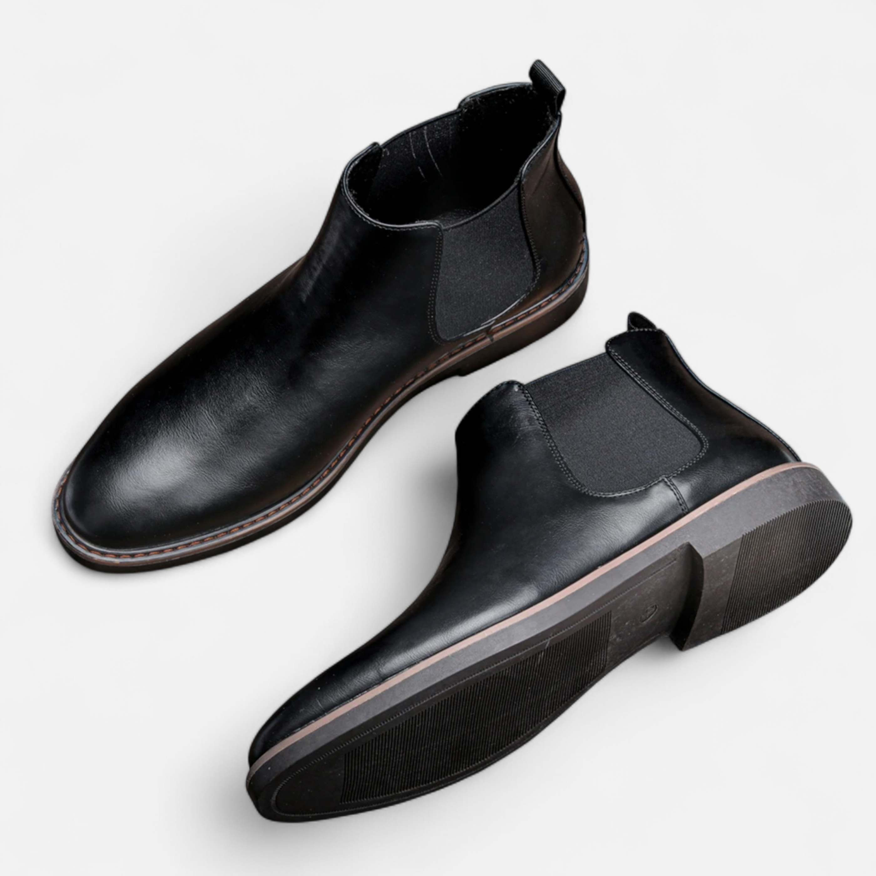 Men’s Retro Leather Chelsea Boots