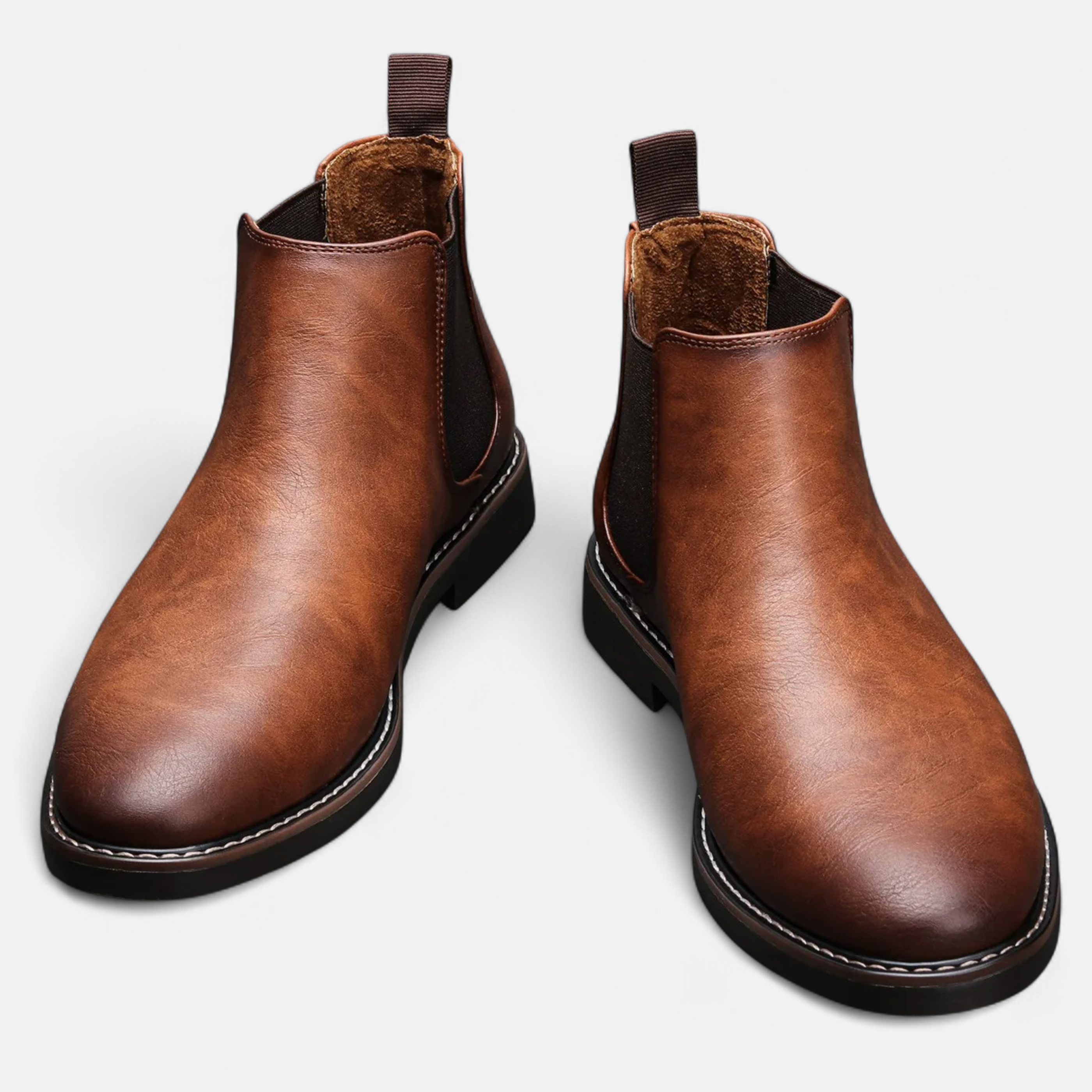 Men’s Retro Leather Chelsea Boots