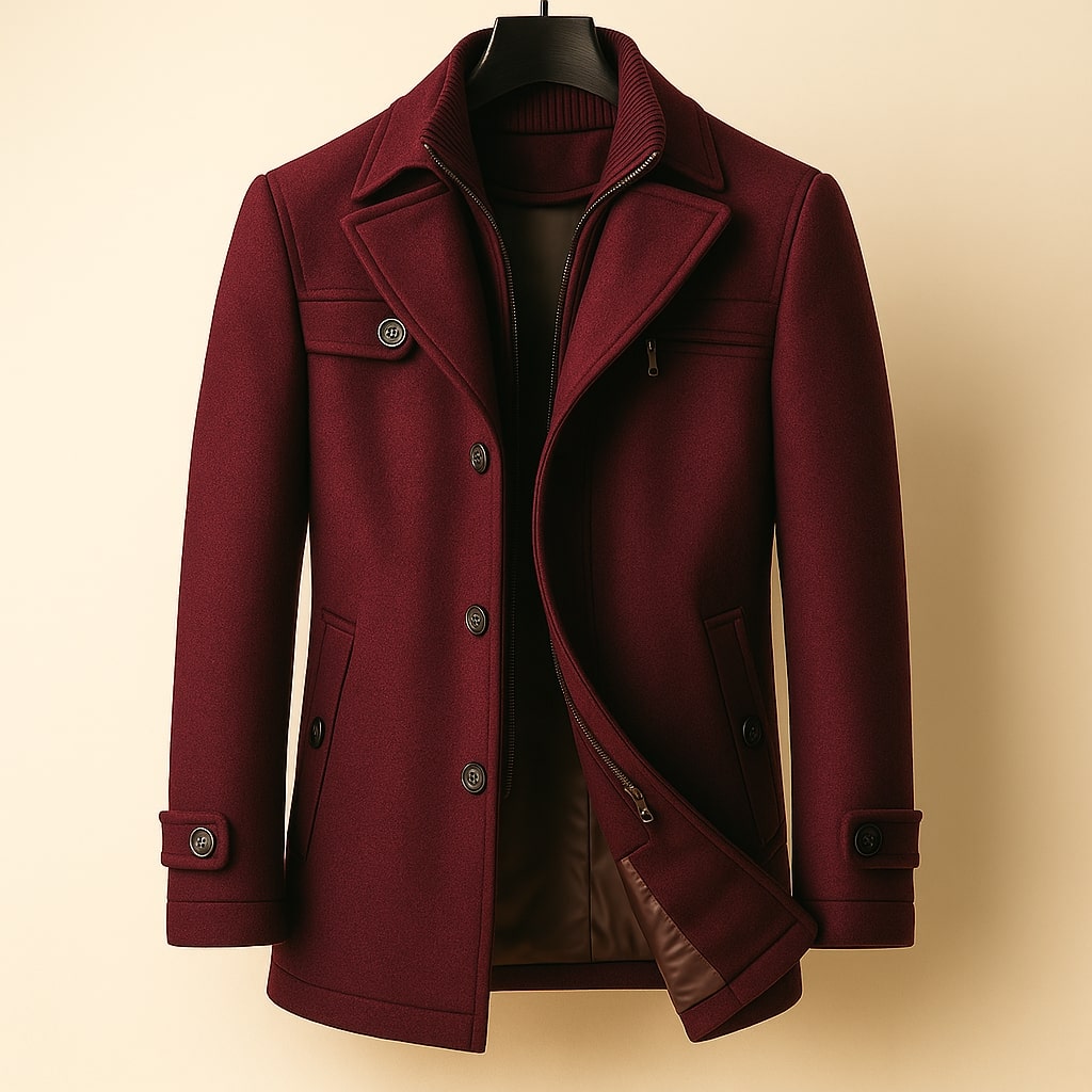 Men's Wool Coat – Long Overcoat