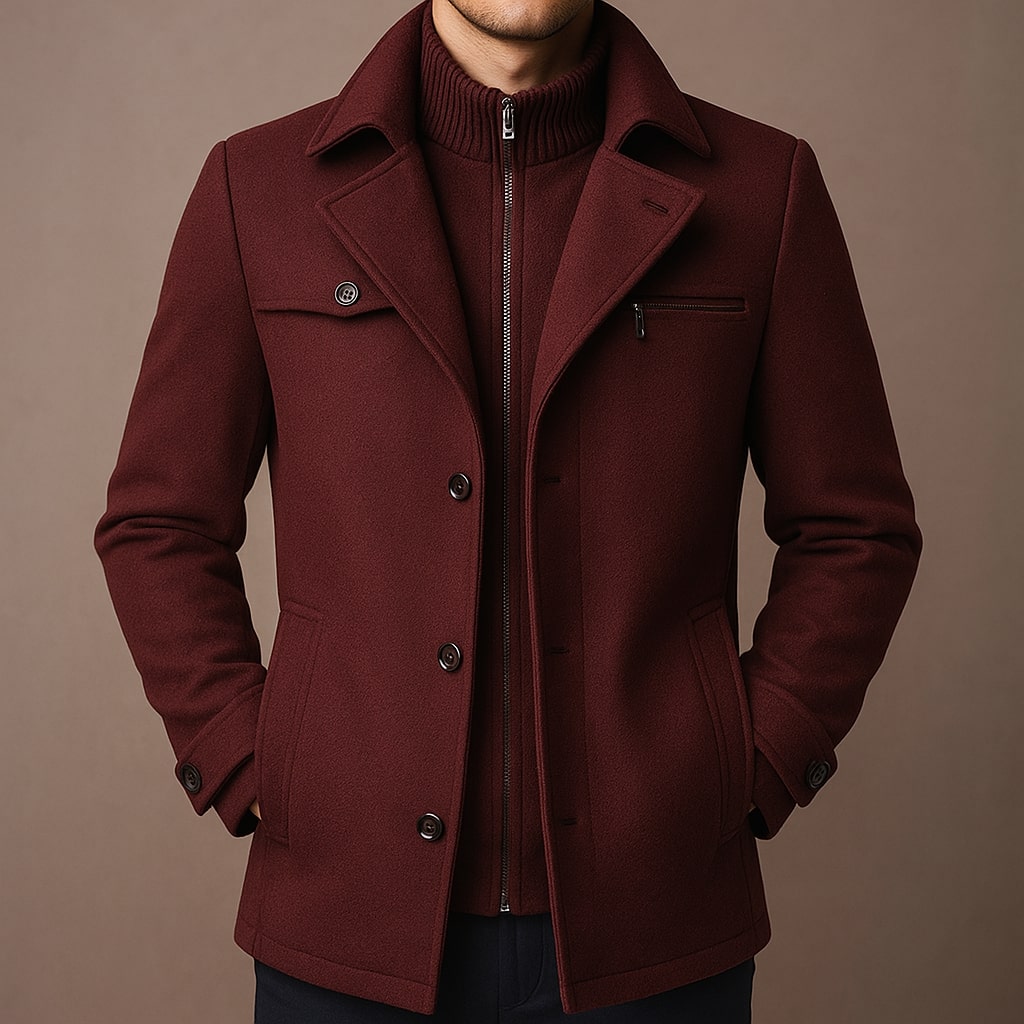 Men's Wool Coat – Long Overcoat