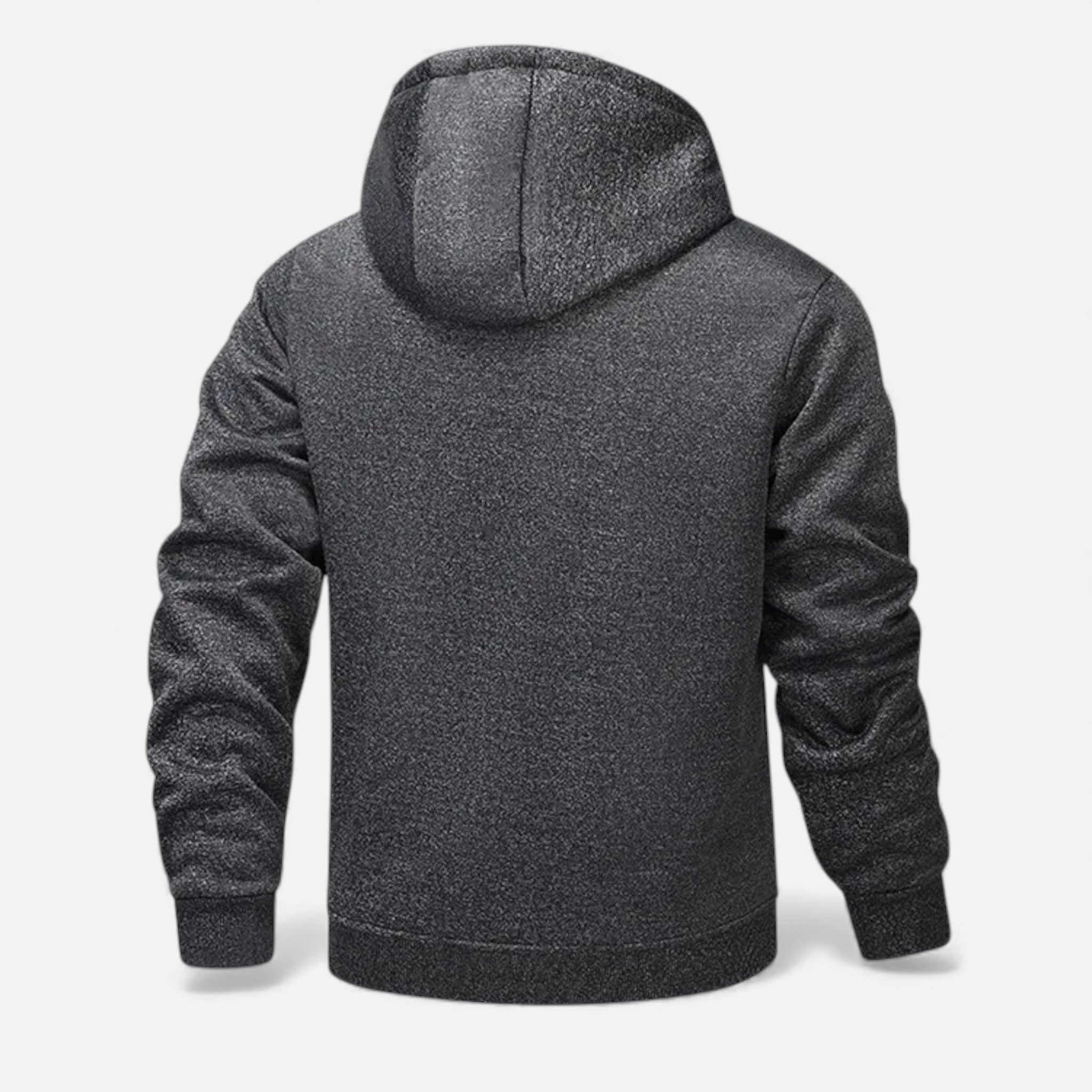 Men’s Fleece-Lined Winter Hoodie Jacket