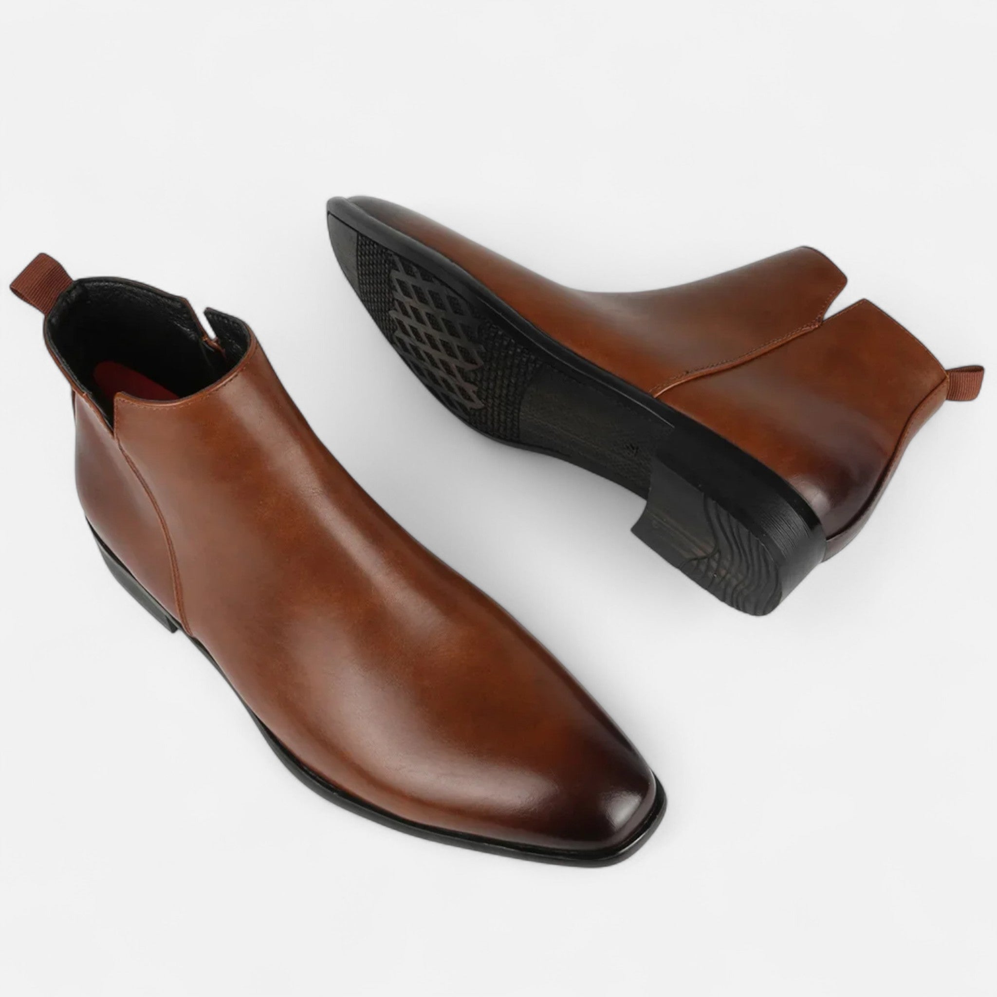 Men’s Square-Toe Chelsea Boots