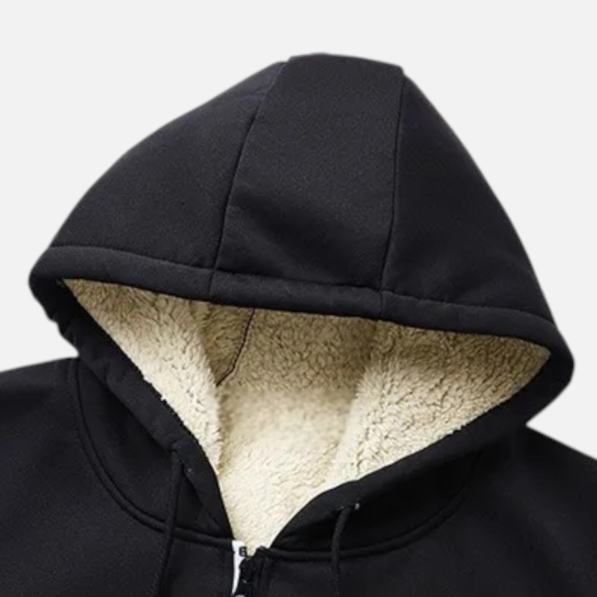 Men’s Fleece-Lined Winter Hoodie Jacket
