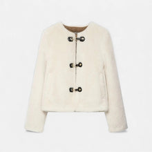 Women's Faux Fur Toggle Button Jacket